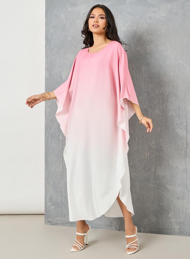 Take Two Ombre Batwing Sleeves Kaftan - Image 1