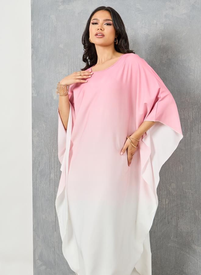 Take Two Ombre Batwing Sleeves Kaftan - Image 2