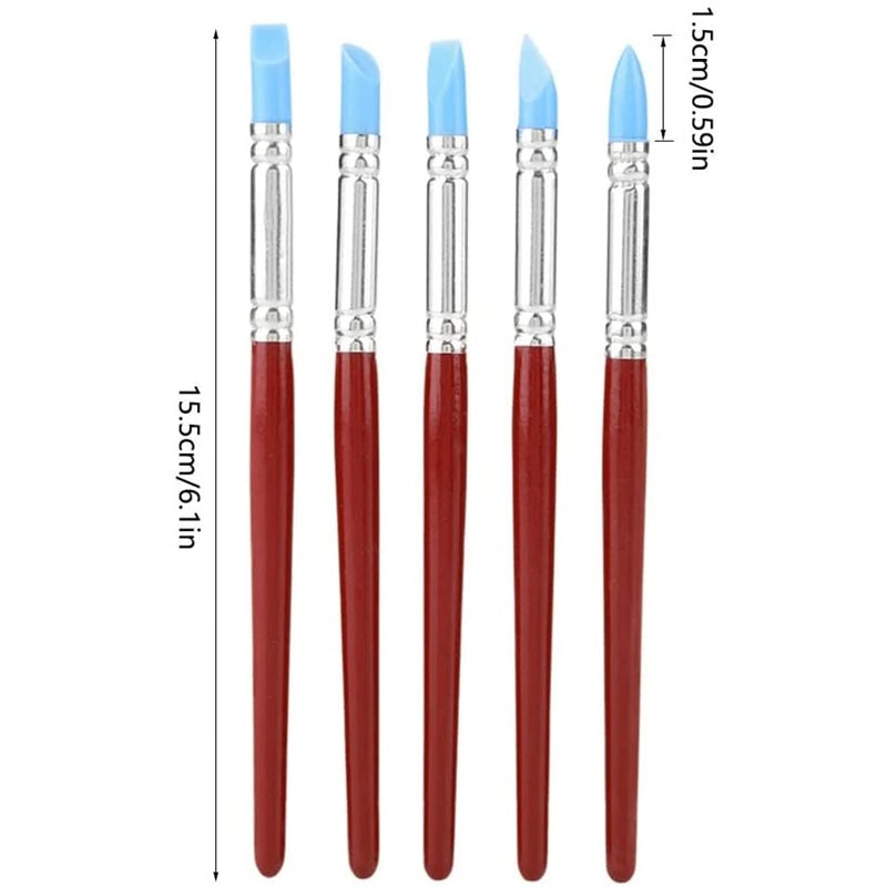 SCHUBERT 18pc Art Mandala Tools Set for Nail Mandala & Dot Painting (Pack of 8 Acrylic Mandala Sticks, 5 Acrylic Dotting Tools & 5 Color Shapers) - Image 4