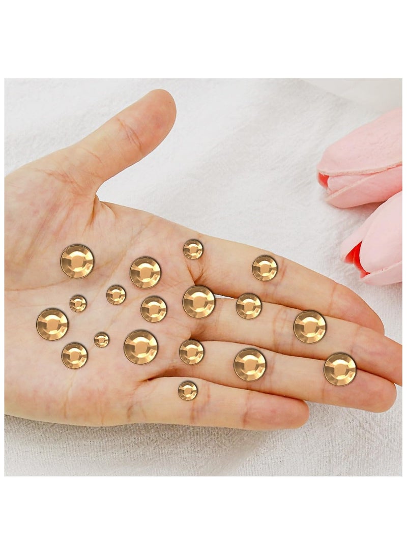 1799 Pcs 4 Sheets Rhinestone Stickers 3/4/5/6 mm Self Adhesive Rhinestones Gems for Face Eyes Makeup Hair Body - Image 4