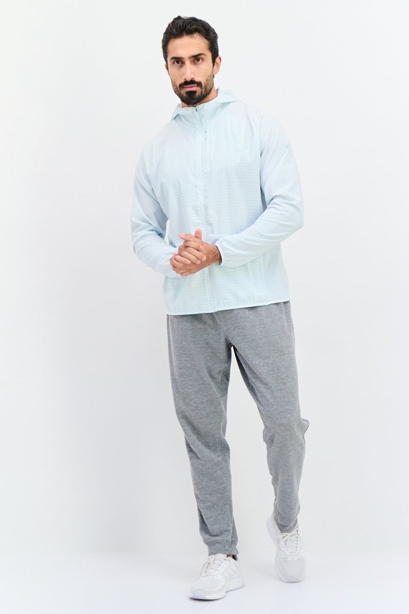 Brooks جاكيت رياضي للرجال بأكمام طويلة مناسب للجري، تركواز - Image 4