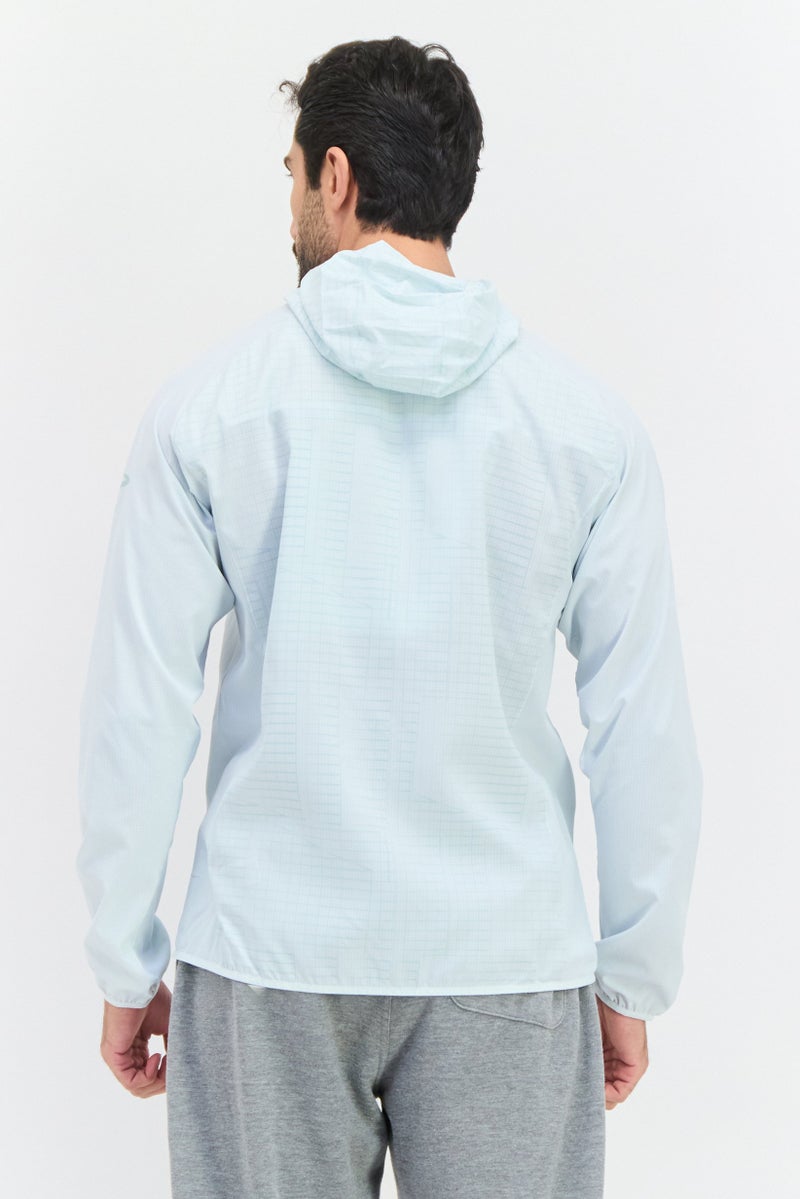 Brooks جاكيت رياضي للرجال بأكمام طويلة مناسب للجري، تركواز - Image 3