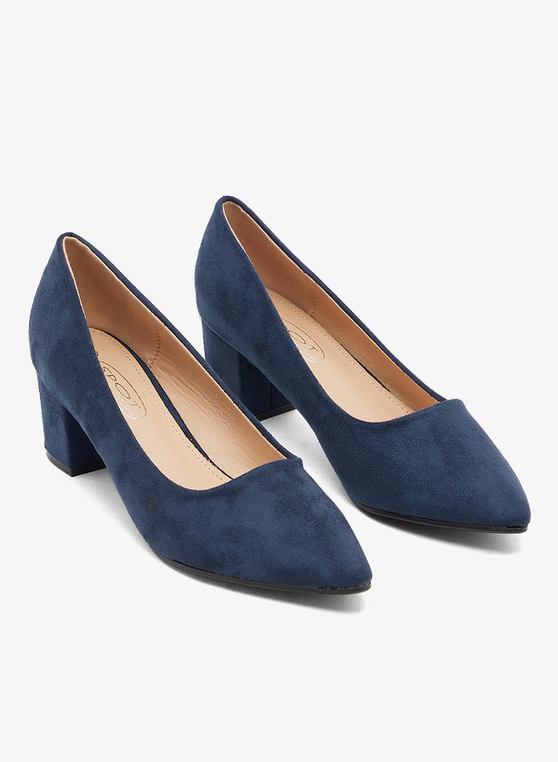 سبوت أون حذاء بكعب مربع مدبب - Image 4