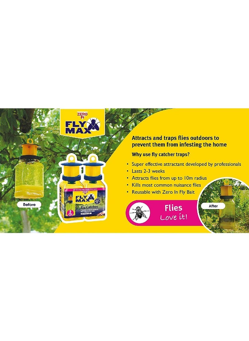 Zero In - Zero In Fly Max Re-Usable Fly Catcher - 2 Pack - Image 1