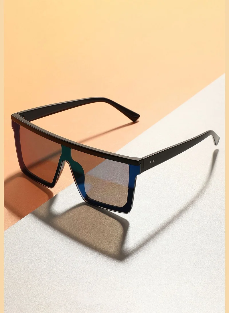 French Accent Polarized Full Rim Oversized Sunglass For Men