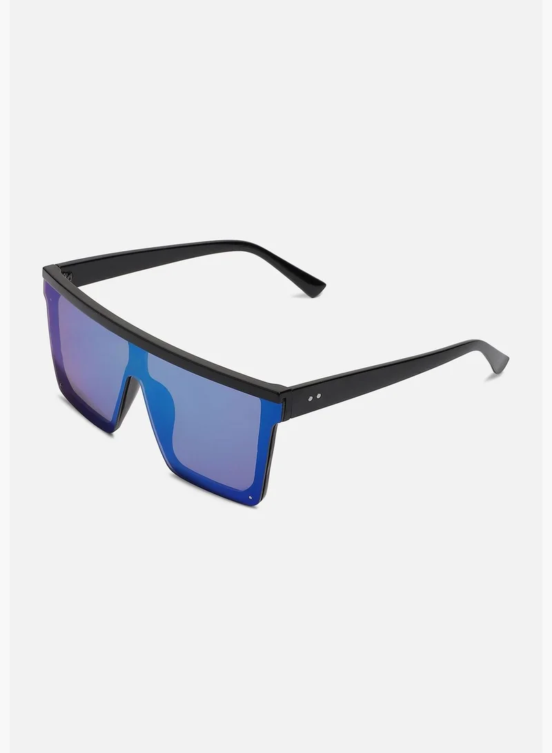 French Accent Polarized Full Rim Oversized Sunglass For Men