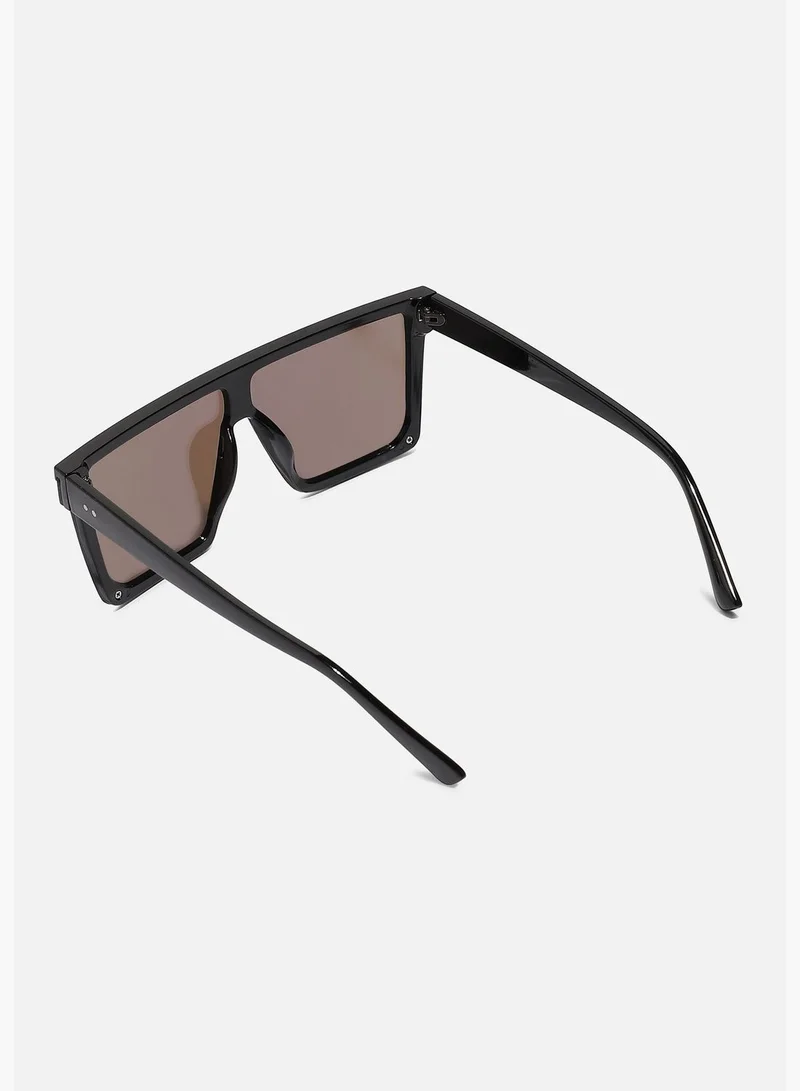 French Accent Polarized Full Rim Oversized Sunglass For Men