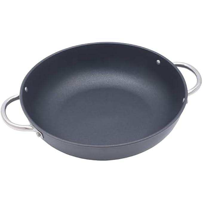 BS NonStick DieCast Aluminum Saucepan Without Lid  Durable Eldiamant Coating Pan With Cast Iron Handles  Dishwasher Safe  Oven Safe Black Saucepan  Available In 24 28 32 36Cm Sizes 36Cm - Image 2