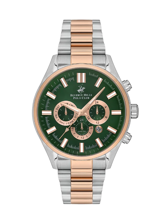 BEVERLY HILLS POLO CLUB Beverly Hills Polo Club Men 's Green Dial Multi Function watch - BP3395X.570
