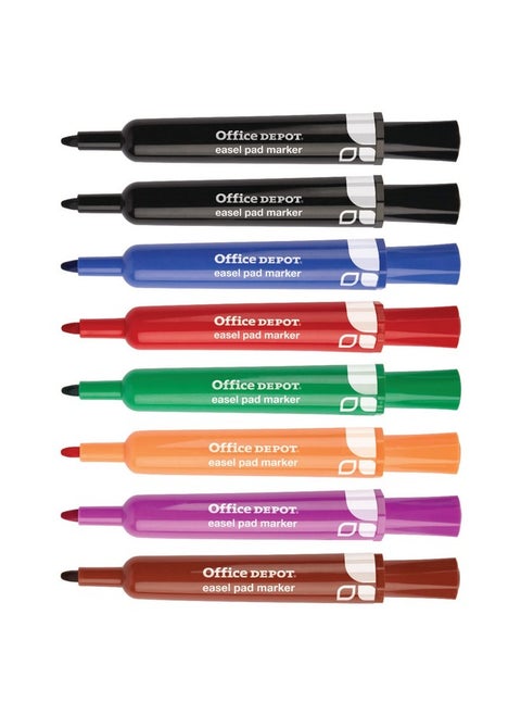 (R Easel Pad Markers 100% Recycled Assorted Pack Of 8 Fc102607