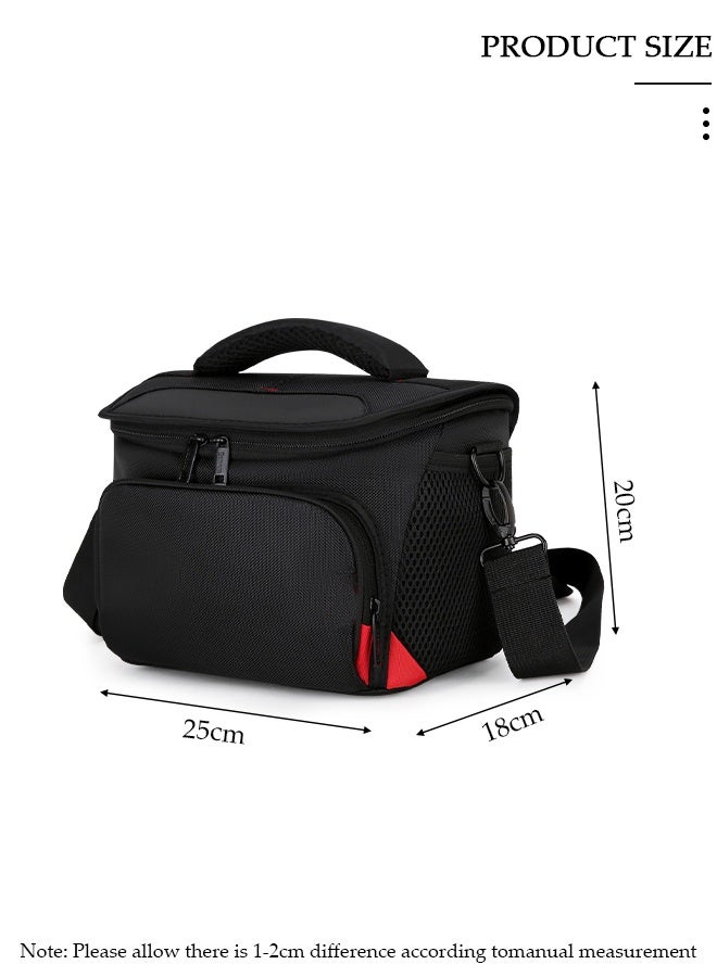 DUNISO Camera Bag Padded Camera Shoulder Bag for Photographers, Waterproof Camera Bags & Cases with Rain Cover for SLR DSLR, Lenses, Accessories - Image 2