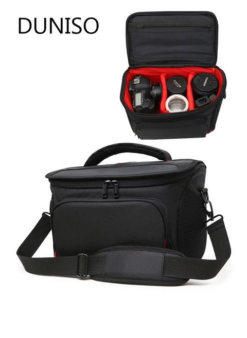 Camera Bag Padded Camera Shoulder Bag for Photographers, Waterproof Camera Bags & Cases with Rain Cover for SLR DSLR, Lenses, Accessories