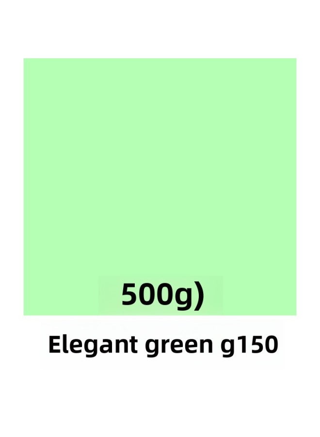Soft Clay 500g Children's Handmade Diy Toys Colored Clay Clay Handmade Primary School Students Special Safe And Non-toxic-Color:Elegant Green 500g (G150)  - Image 1