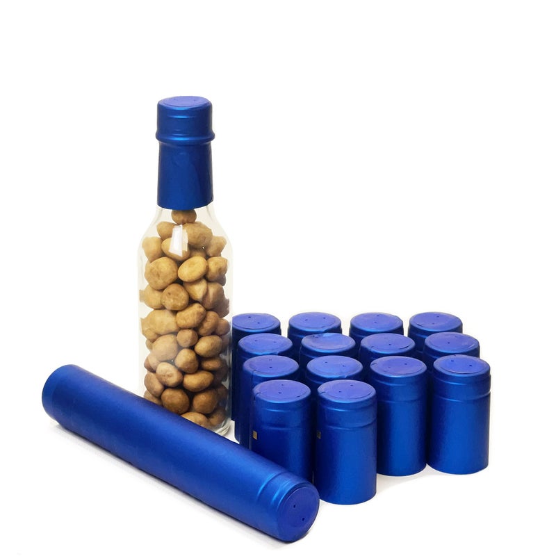 nicebottles Shrink Capsules, Cobalt Blue, 28x50mm, Pack of 30 - Compatible 5oz & 10oz Woozy & Hot Sauce Bottles - BOTTLE NOT INCLUDED - Image 4