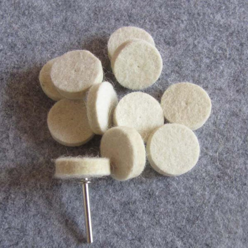 76Pcs Wool Felt Buffing Wheel Drill Polishing Pad Kit For Rotary Tools Auto Detailing - Image 5
