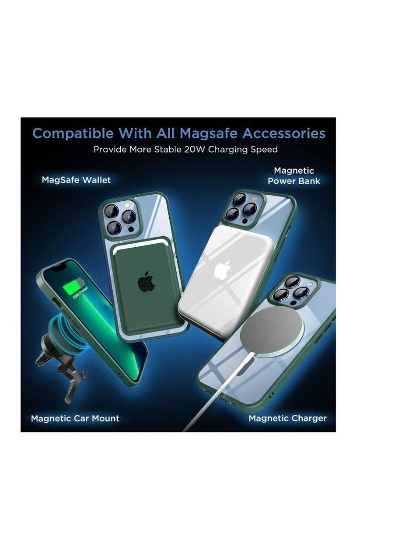 Magsafe Back Cover for iPhone 12 Green  - Image 3