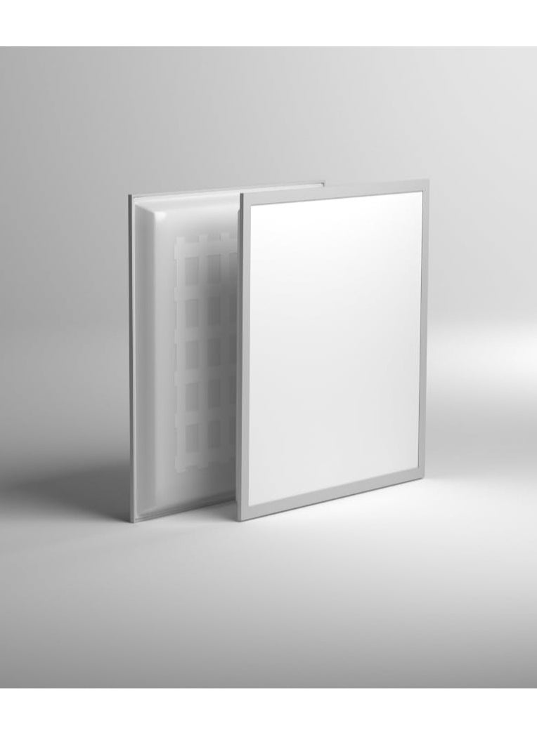 NAKASHI 40 Watt LED Ceiling Light Frame 60 x 60 Square Aluminium LED Flat Panel Lamp for Home Improvement Kitchen Living Room Office Supermarket 4000K Neutral White  - Image 2