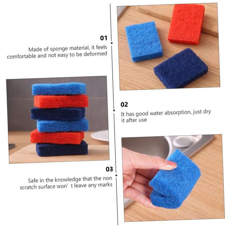 Double Sided Thick Kitchen Sponges 12 Pack High Absorbency Non Scratch Dish Scrubber - Image 3