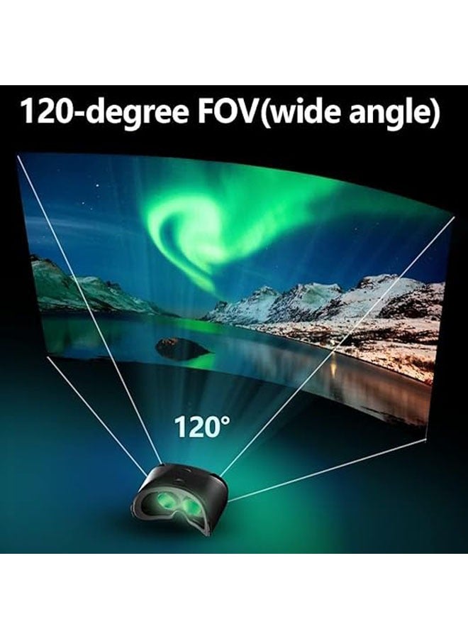 عام سماعات واقع افتراضي للأطفال والكبار. سماعات VR لألعاب الفيديو والأفلام ثلاثية الأبعاد على أندرويد وآيفون. سماعة VR محمولة مع جهاز تحكم عن بعد. نظارات VR لآيفون مثبتة على الرأس. - Image 3