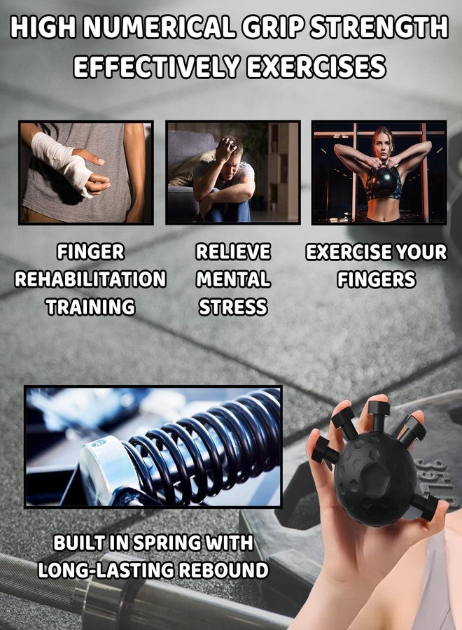 NUDFSY 2 Pcs Hand Exercise Equipment Set, Grip Strengthener & Finger Grip Strengthener Combo for Forearms Workout, Portable Hand Grip Strengthener with Adjustable Resistance for Physical Therapy, Fitness, and Office Use - Image 3