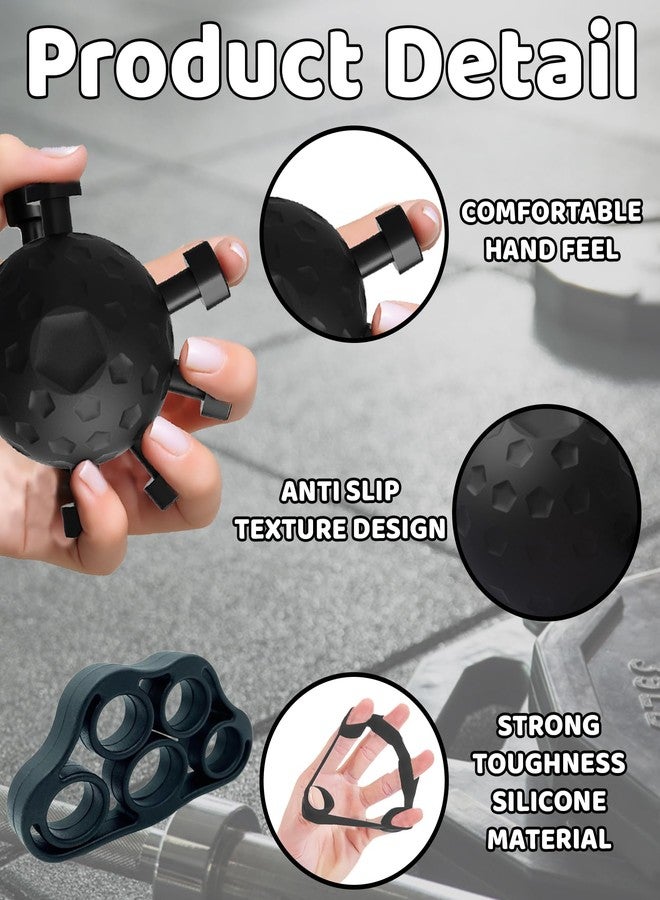 NUDFSY 2 Pcs Hand Exercise Equipment Set, Grip Strengthener & Finger Grip Strengthener Combo for Forearms Workout, Portable Hand Grip Strengthener with Adjustable Resistance for Physical Therapy, Fitness, and Office Use - Image 2