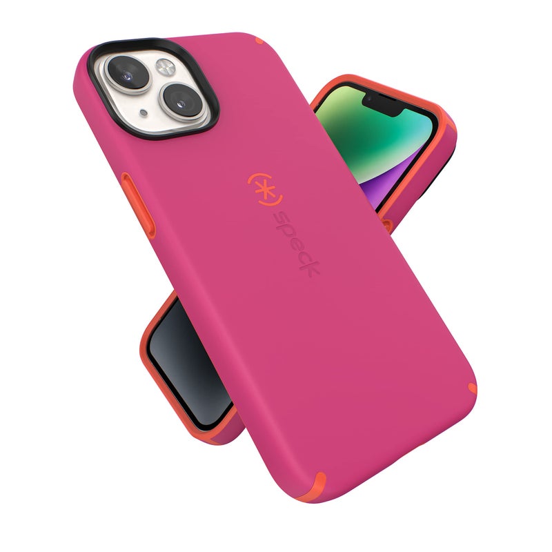 Speck iPhone 17e iPhone 14 iPhone 13 Case Slim Phone Case with Drop Protection Scratch Resistant with Soft Touch for 61 inch iPhones Dual Layer Case Digital PinkEnergy Red CandyShell Pro - Image 2