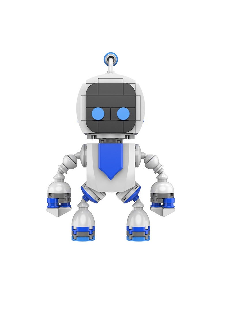 Astro Bot robot small particle assembly building block children's educational toy ornament to give fans and friends gifts (13cm)  - Image 2