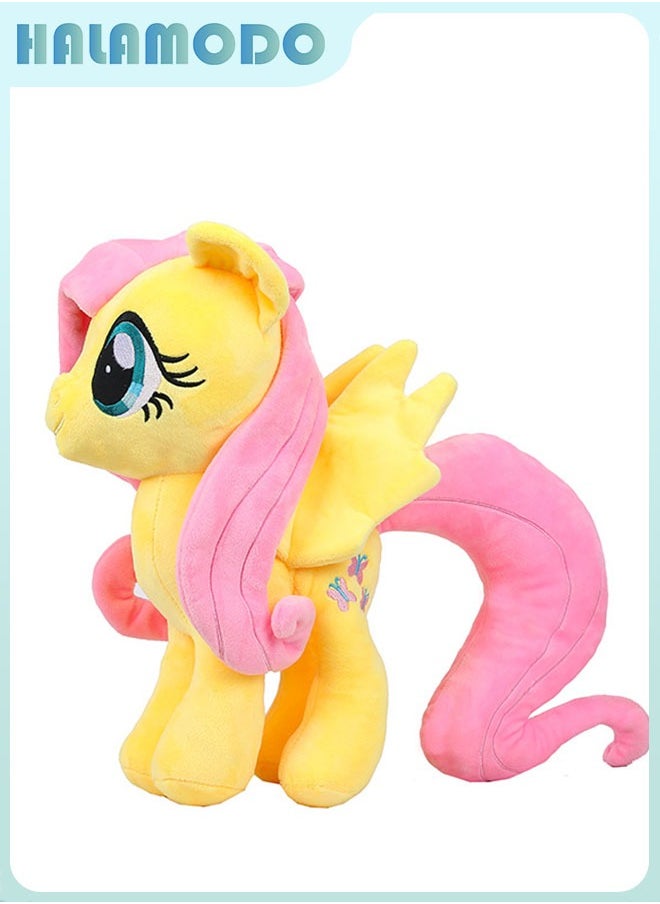 HALAMODO My Little Pony: The 30cm Exceptionally Cute and Soft Unicorn Plush Toy - An Unrivaled Birthday Gift, Decor Gem for Bedroom, Living Room, Desk, and an Outstanding Office Stress - relief Doll  - Image 1