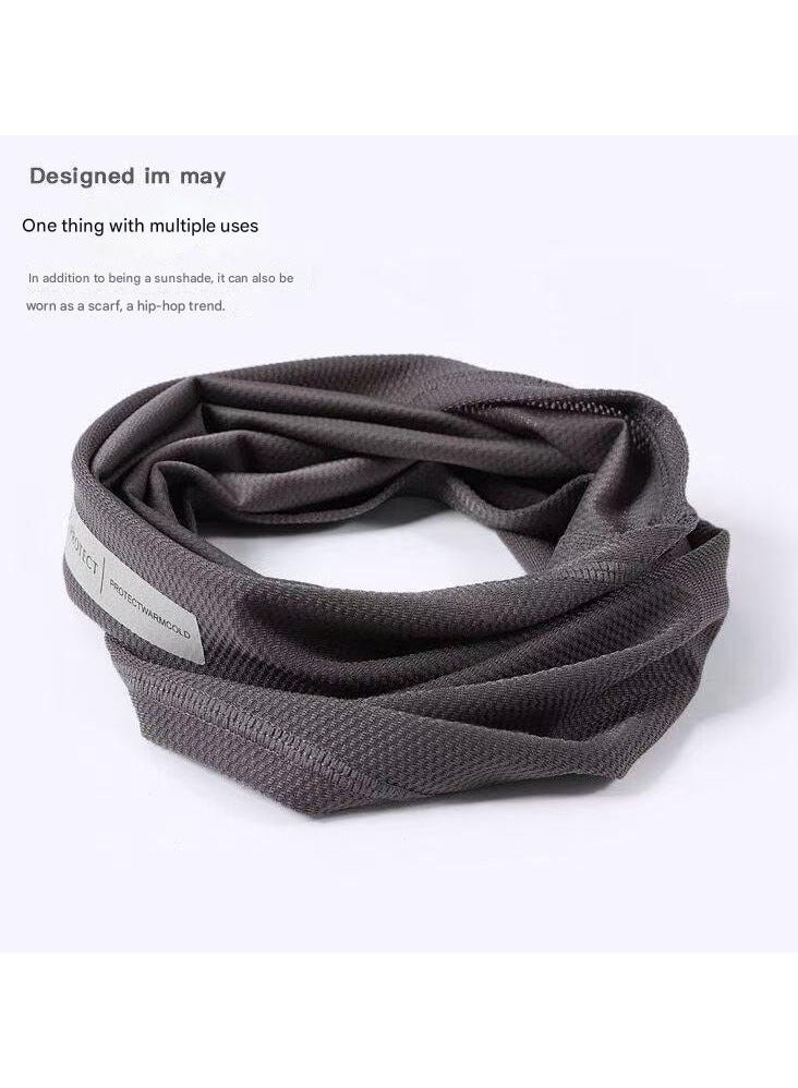 Goolsky Unisex Ice Silk Arm Sleeves & Face Mask Set – UV Protection Cooling Sleeve & Neck Gaiter for Outdoor Sports, Cycling, Running, Driving  - Image 5