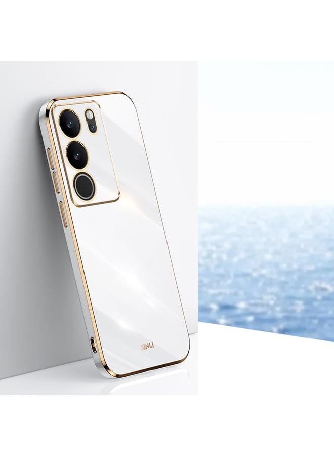 The Bros Case For vivo S17 Straight Edge 6D Electroplate TPU Phone Case