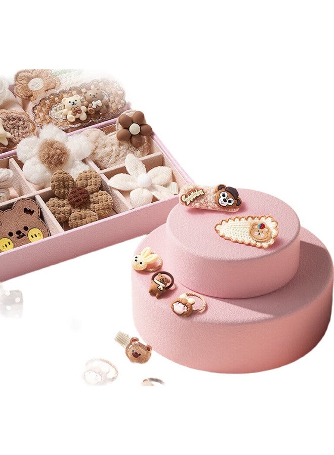 Dimoarch Children'S Hair Accessories Gift Box Girls Birthday Gift 7-14 Years Old Little Princess Pretend Play Toy Jewelry Box 153 Pieces - Image 1