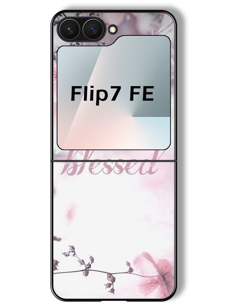 Theodor Case Compatible with Samsung Galaxy Z Flip 7 FE 6.7 Inch Protection Shockproof Bumper Cover Blessed - Image 1