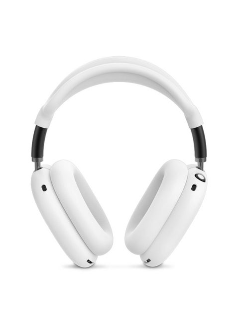 Product Suitable For Apple AirPods Max Headset Protective Case Silicone Head-mounted Protective Case Three-piece Set-Color:white Headphone Set Opp Head Beam Earplug Set-Applicable Model:For Apple AIRPODS MAX Headband Case