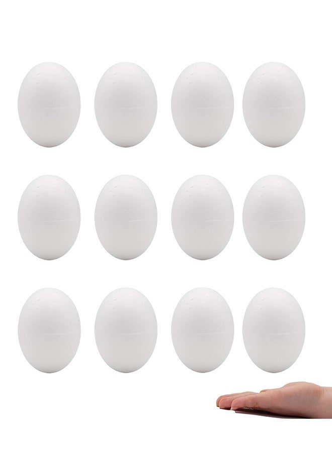 Crafare 3.15 Inch Foam Balls for Crafts 12Pack White Polystyrene Craft Foam Balls for School Science Projects Party Wedding Decoration - Image 1