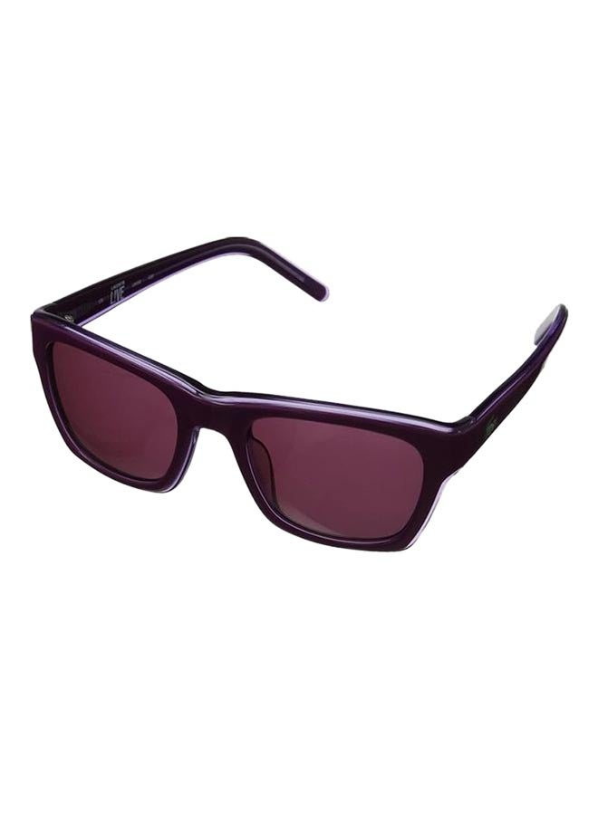 LACOSTE Unisex Rimmed Wayfarer Sunglasses - Lens Size: 55 mm - Image 1