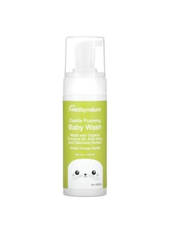 Mild By Nature, Foaming Castile Baby Wash, Sweet Orange Vanilla, 5 fl oz (148 ml)