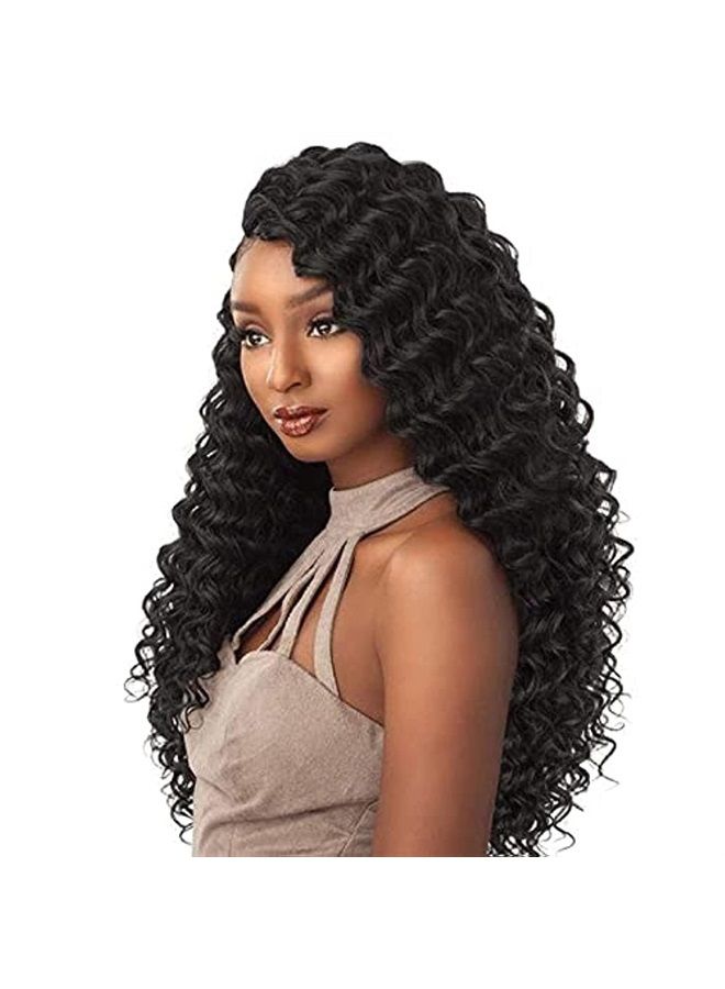 Sensationnel Lulutress Synthetic Crochet Braid - WATER WAVE 18" (1B Off Black) - Image 1