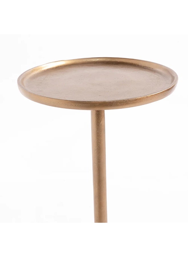 Home auraa Bohemia Aluminum accent table , Sofa Side Table, Coffee Table, Arabesque Corner Small Table, Tea End table for Living Room, Outdoor, Bedroom - 59x22x22 cm - Image 2
