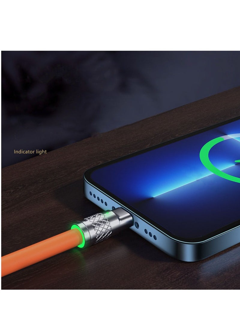 Y&D 120W 3-In-1 LED USB Fast Charging Data Cable - Image 2