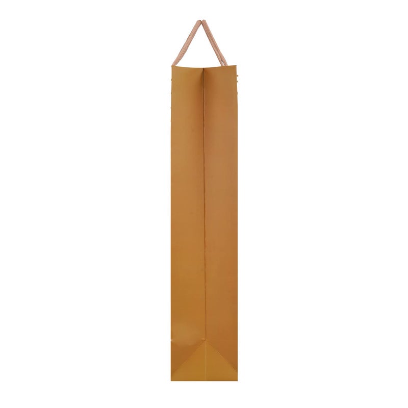 PaperPep Golden Print 12.5"X4.75"X17" Gifting Paper Bag | Ideal for Return Gifts, Presents, Weddings, Birthday, Holiday Presents, Celebrations | Pack of 6 - Image 4