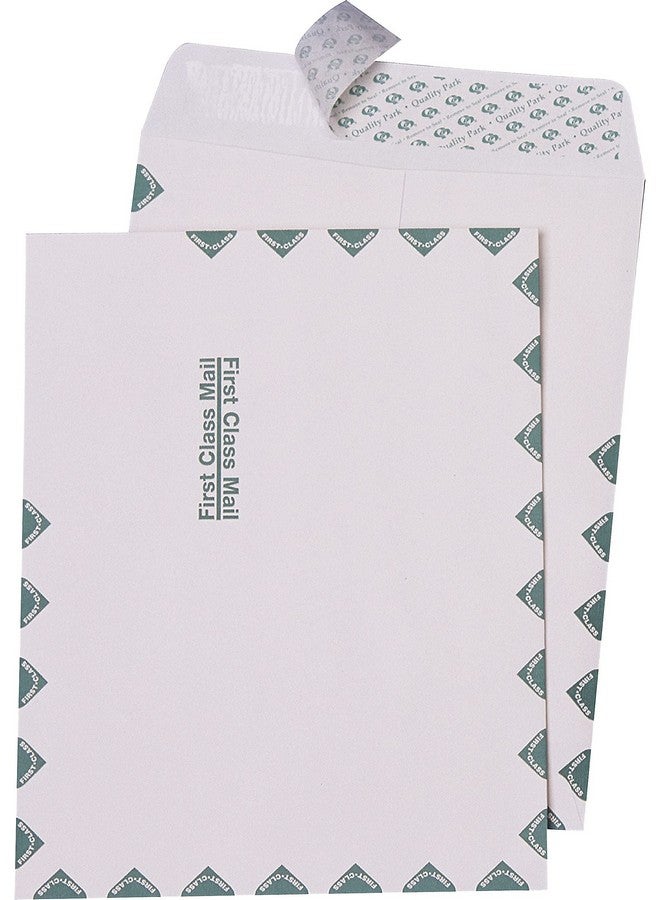 Quality Park 10 X 13 First Class Catalog Envelopes First Class Border Redistrip Selfsealing Closure 28 Lb White Wove 100 Per Box (Qua44786) - Image 3