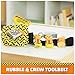Rubble & Crew Rubble Crew Rubbles Construction Tool Belt with 6 Piece Kids Tool Set Pretend Play Costume with Kids Toys for Ages 3 and Up - Image 3