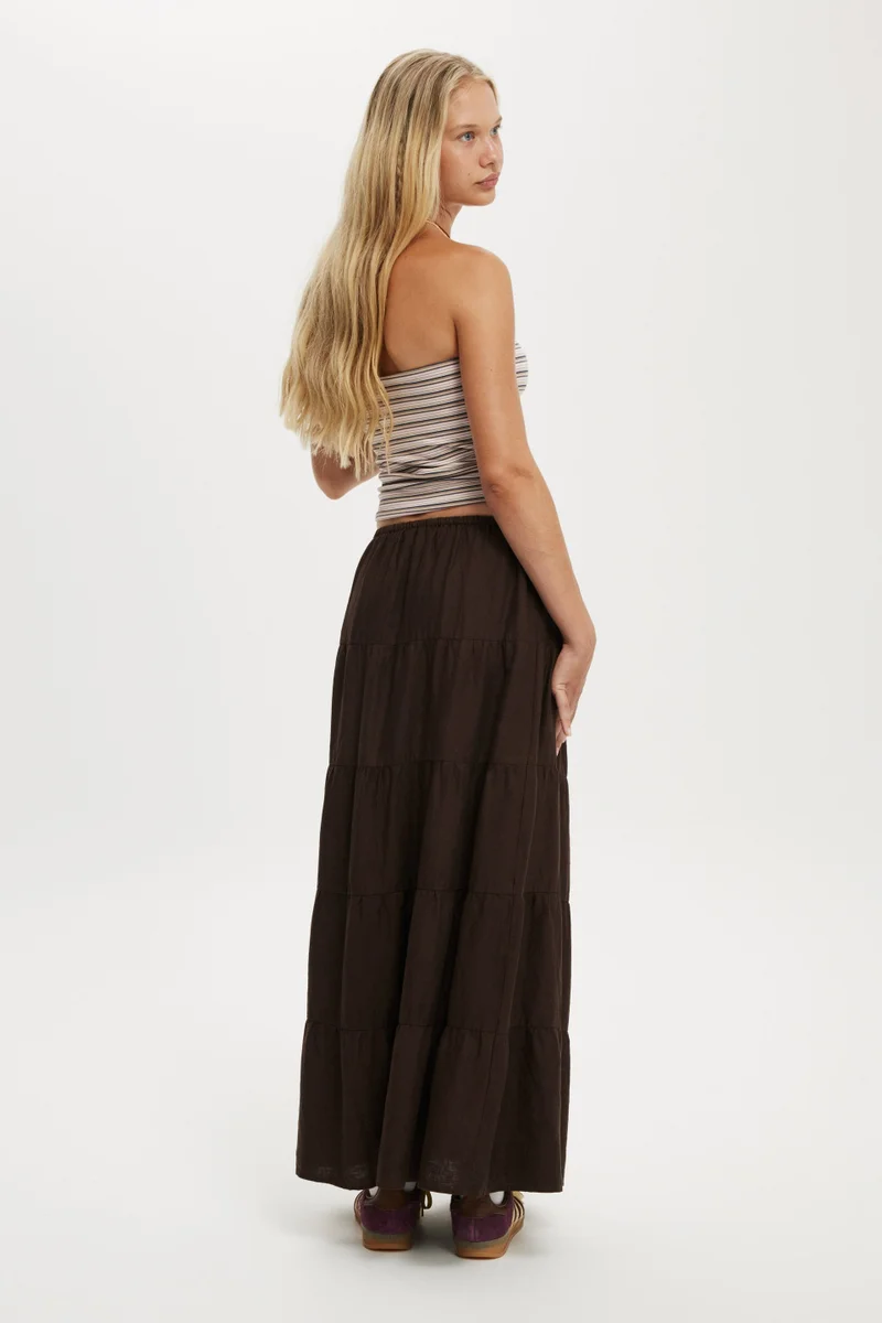 كوتون اون Haven Multi Tiered Maxi Skirt