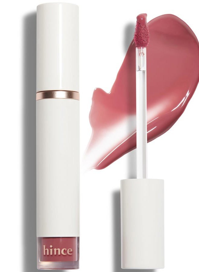 HINCE Mood Enhancer Water Liquid Glow - Non-Sticky & Waterproof Lip Stain for Women - Long Wearing Lip Gloss for Natural and Glass Glow - Moisturizing Liquid Makeup, 0.16 fl.oz. (NEW ALLURE) - Image 1