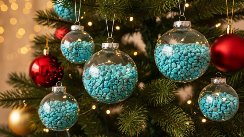 rockcloud 1 lb Howlite Turquoise Small Tumbled Chips Crushed Stone Healing Reiki Crystal Jewelry Making Home Decoration - Image 4