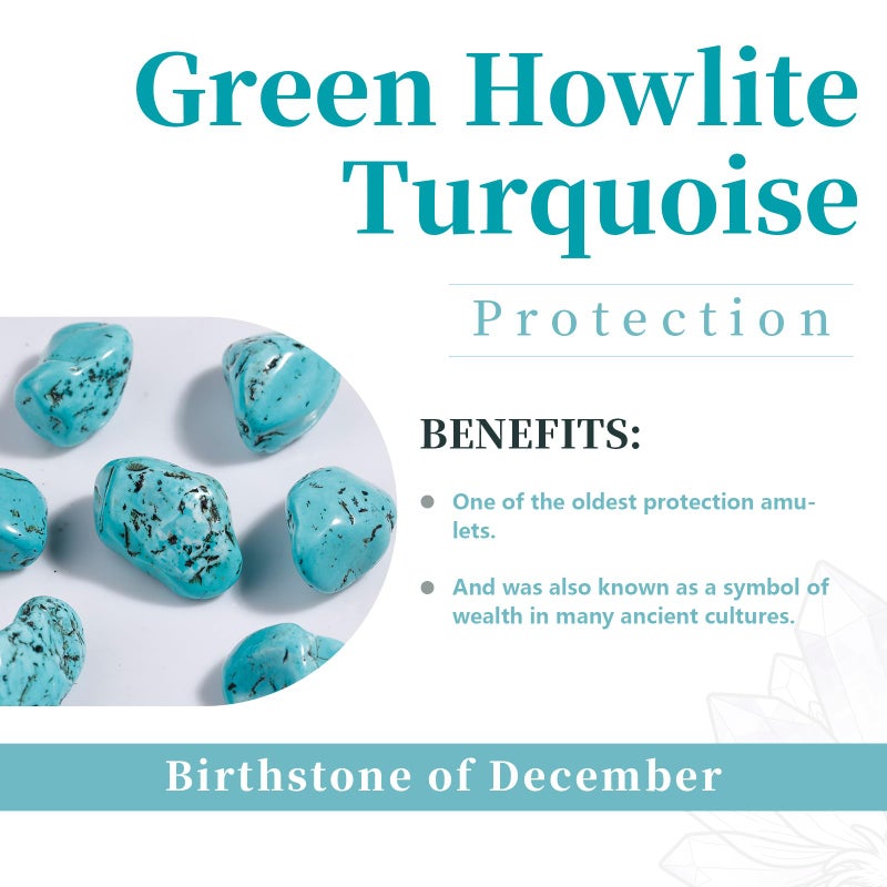 rockcloud 1 lb Howlite Turquoise Small Tumbled Chips Crushed Stone Healing Reiki Crystal Jewelry Making Home Decoration - Image 3