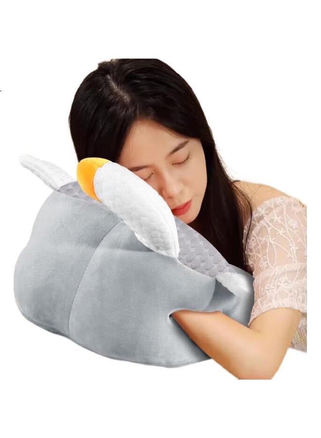 Yuzhaolin Nap Pillow, Goose Cartoon Design, For Students And Adults, Nap Pillow, Backrest Cushion, Office Sleeping Pillow, Multifunctional Pillow - Image 3
