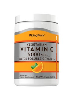 Piping Rock Vitamin C Powder 24Oz ; 5000Mg ; Water Soluble Crystals ; Vegetarian Supplement ; Nongmo Gluten Free  - Image 2