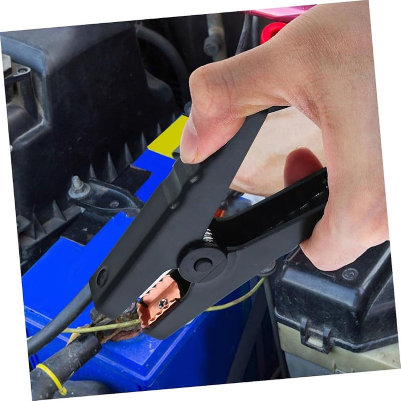 KASTWAVE Car Battery Clamps, 2pcs Jumper Cables with Reverse Polarity Protection for Emergency Jump Starter, Portable Quick Start Cable Compatible with Cars, Trucks, All-Weather Multi-Vehicle Use - Image 3