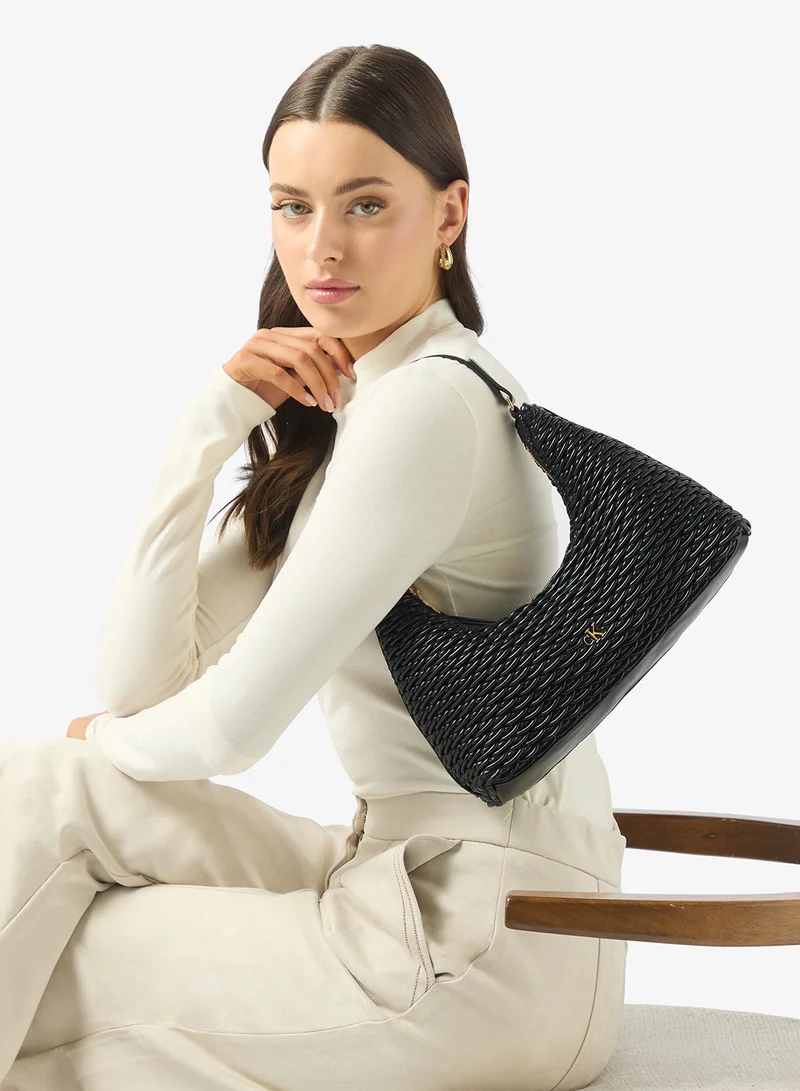 CALVIN KLEIN Pleated Shoulder Bag